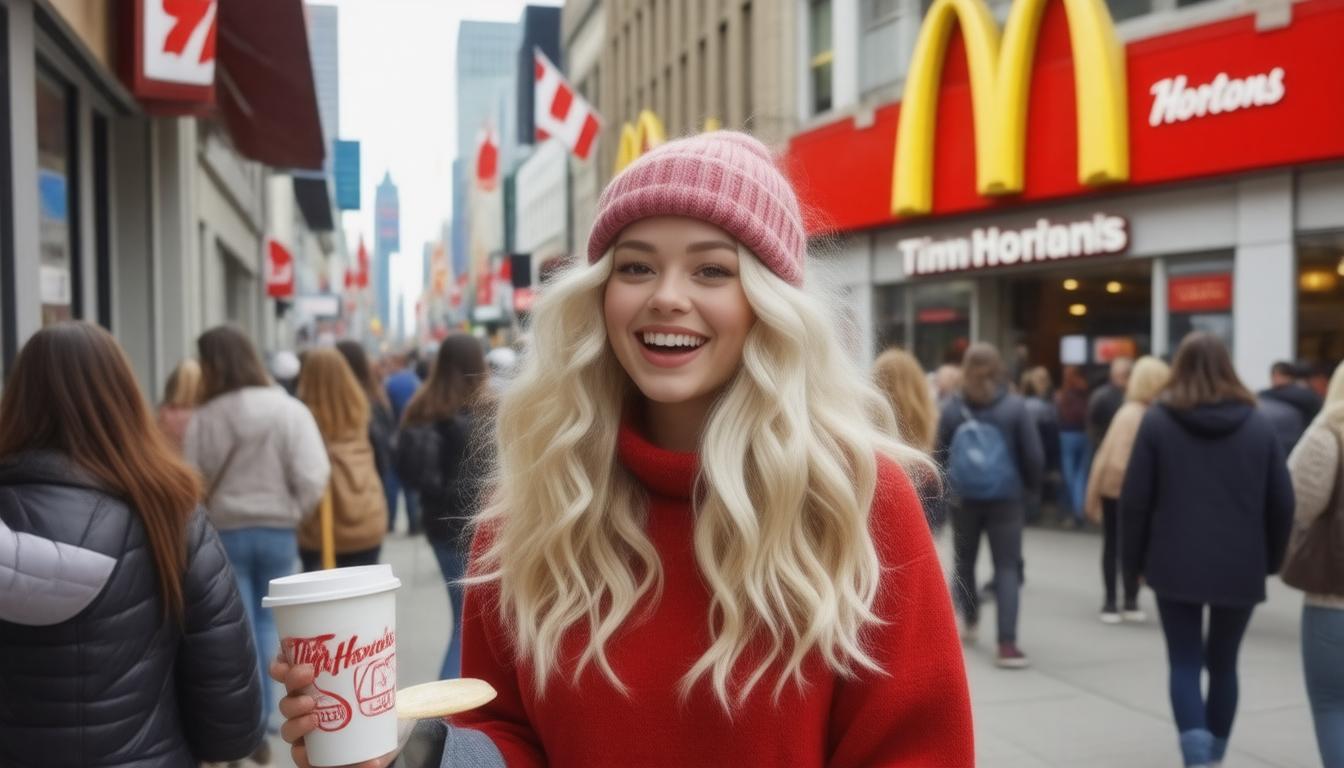 Trisha Paytas' Canadian Adventure: Discovering Tim Hortons & McDonald's Delights in Toronto