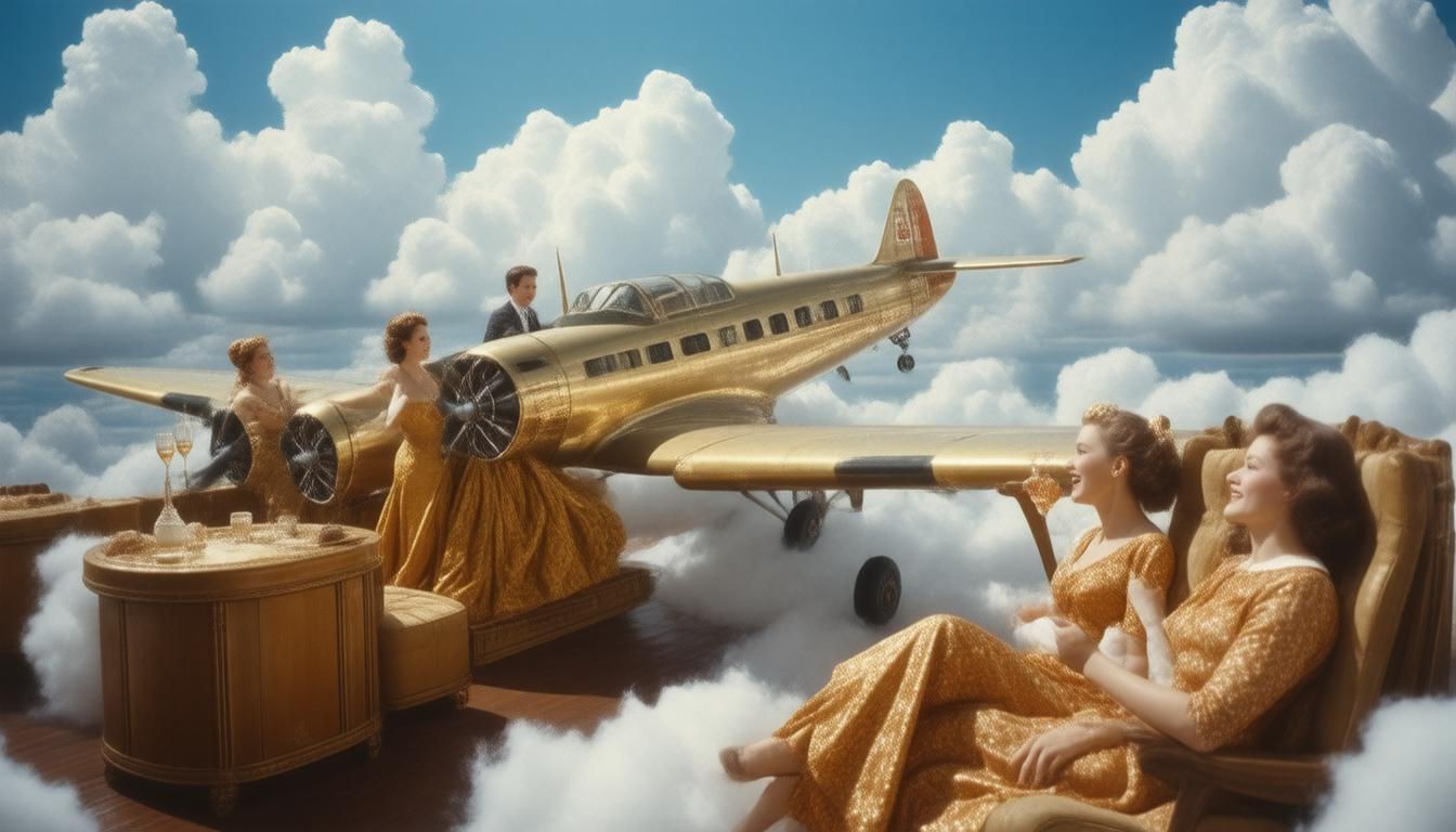 Soaring High and Dancing: A Nostalgic Look at the Golden Age of Luxurious Air Travel