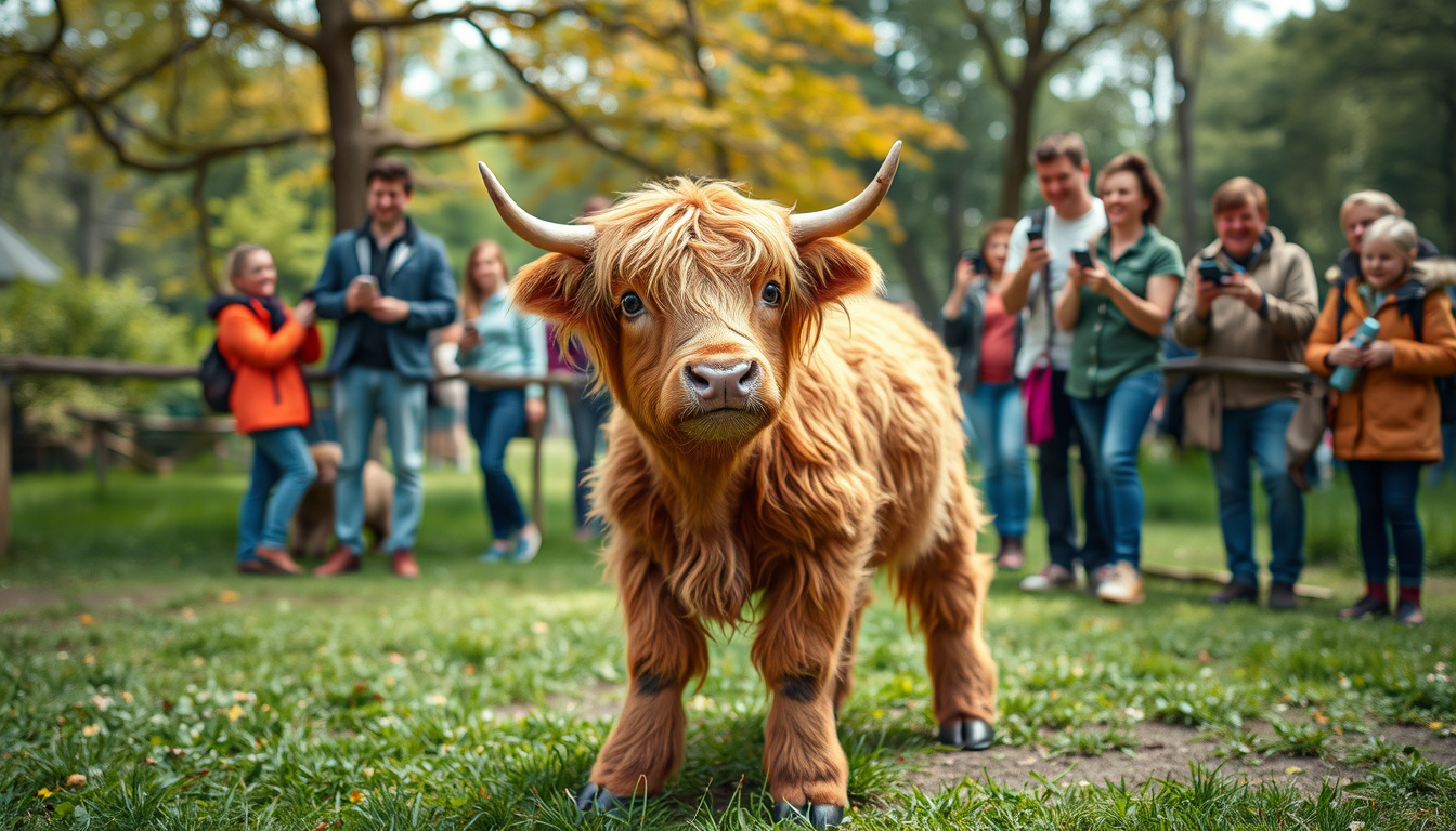 Meet Molly McMoo: High Park Zoo's Adorable New Highland Calf Steals Toronto's Heart!